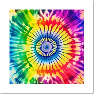 Retro Swirls and Twirls: Tie Dye Design with a Nostalgic Twist No. 2 Posters and Art